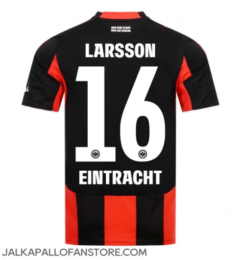 Eintracht Frankfurt Hugo Larsson #16 Kotipaita 2025-26 Lyhythihainen Eintracht Frankfurt Hugo Larsson #16 Kotipaita 2025-26 Lyhythihainen